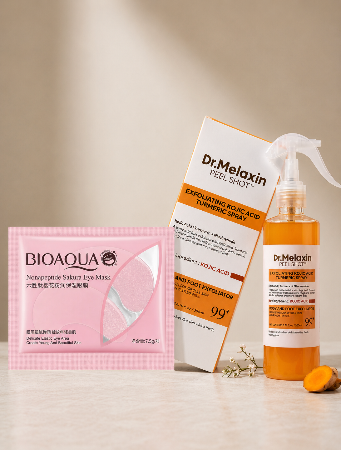 Dr. Melaxin Peel Shot Exfoliante Corporal + colágeno de ojeras