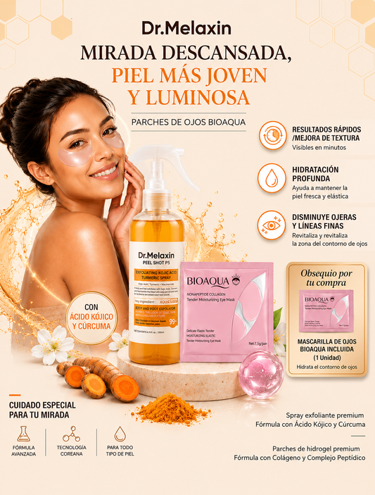 Dr. Melaxin Peel Shot Exfoliante Corporal + colágeno de ojeras